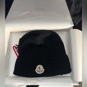 Moncler Classic Black Beanie